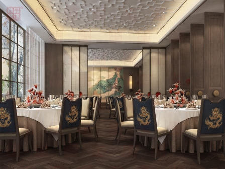 香溪名宴餐厅室内设计方案
