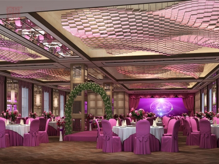 香溪名宴酒店婚宴厅设计案例